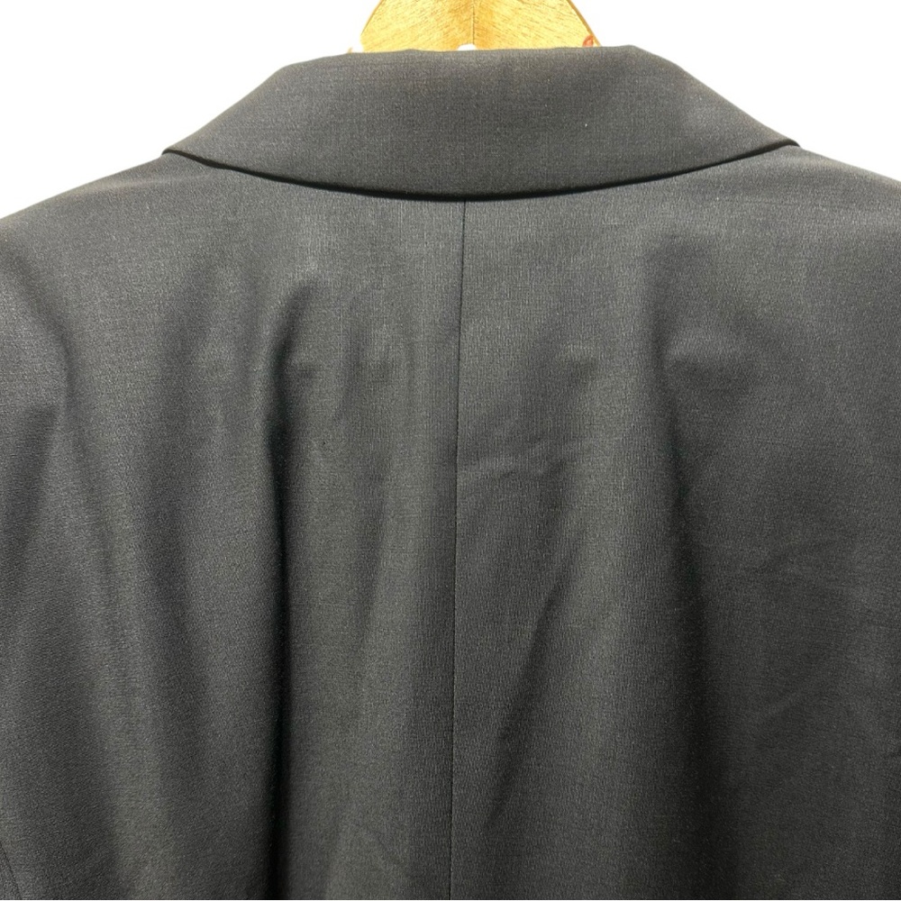 Ann Taylor NWT The One-Button Sophia Blazer in Midnight Blue Tropical Wool - Picture 8 of 12